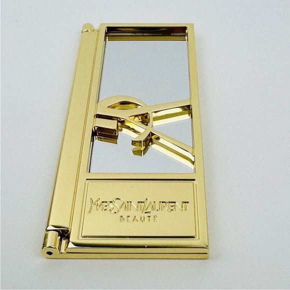 New in Box Yves Saint
Laurent YSL Logo Beauty
Makeup Mirror Gold Color - Picture 2 of 7